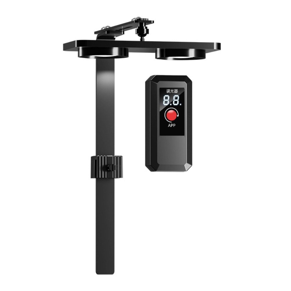 Planted Aquarium Cycling - ไฟ LED ติดตู้ปลาแบบหนีบ 24/7 พร้อมแอพควบคุม ไฟตู้ปลาแบบสองหัว