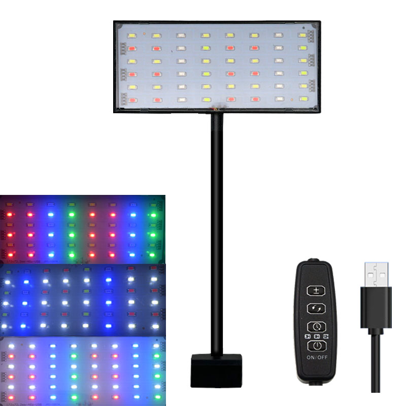 Planted Aquarium Cycling - ไฟ LED สเปกตรัมเต็มสำหรับตู้ปลา พร้อมตั้งเวลาการทำงาน ปรับได้ 3