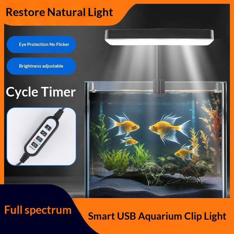 Planted Aquarium Cycling - ไฟ LED กันน้ำสำหรับตู้ปลา ปรับมุมได้ 360 องศา