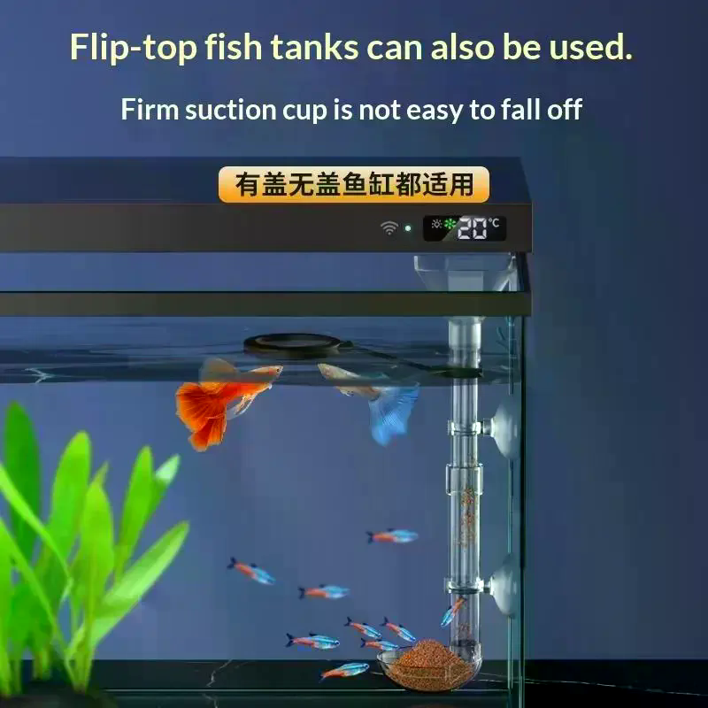 Planted Aquarium Youtube - ท่อให้อาหารปลาแบบปรับได้ อะคริลิก พร้อมถ้วยดูด ป้องกันอาหารกระจาย สำหรับพืชน้ำ แบบยืดหดได้