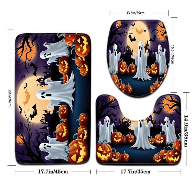 ชุดพรมห้องน้ำฮาโลวีน VIKAMA 3  - Aquarium Zombie บทวิจารณ์และราคา