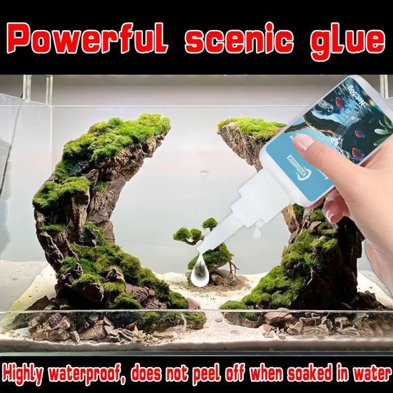 กาวติดตู้ปลา, กาวติดมอสและหญ้า - Aquarium Plant Glue บทวิจารณ์และราคา