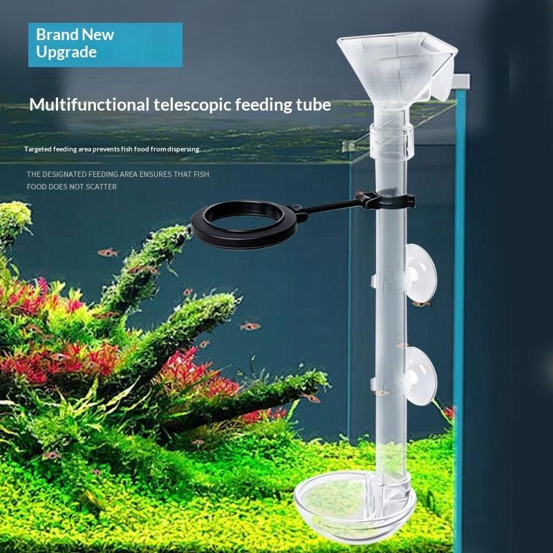ท่อให้อาหารปลาแบบยืดหดได้ ปรับ - Planted Aquarium Youtube บทวิจารณ์และราคา