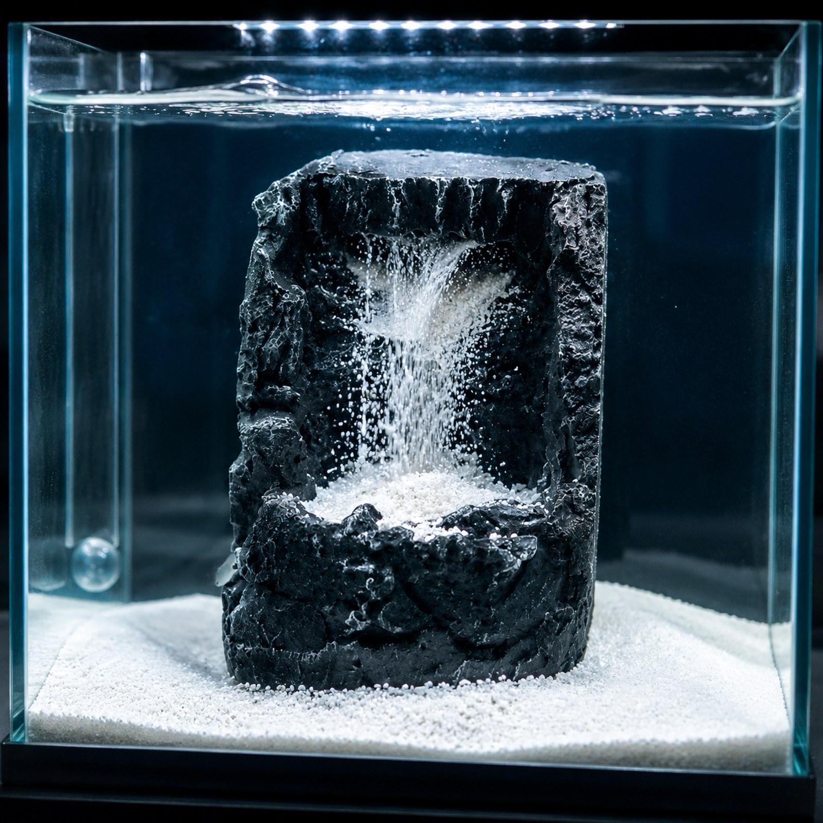 หินตกแต่งตู้ปลาแบบภูเขาและทราย - Aquarium Sand White บทวิจารณ์และราคา