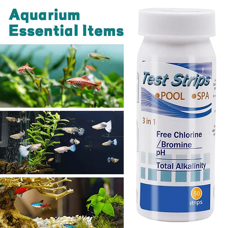 แถบทดสอบน้ำในตู้ปลา 9 in 1 ควา - Planted Aquarium With Fish บทวิจารณ์และราคา