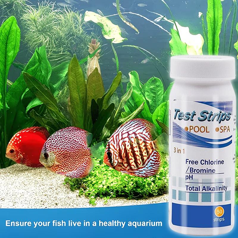 แถบทดสอบน้ำในตู้ปลา 9 in 1 ควา - Planted Aquarium With Fish บทวิจารณ์และราคา