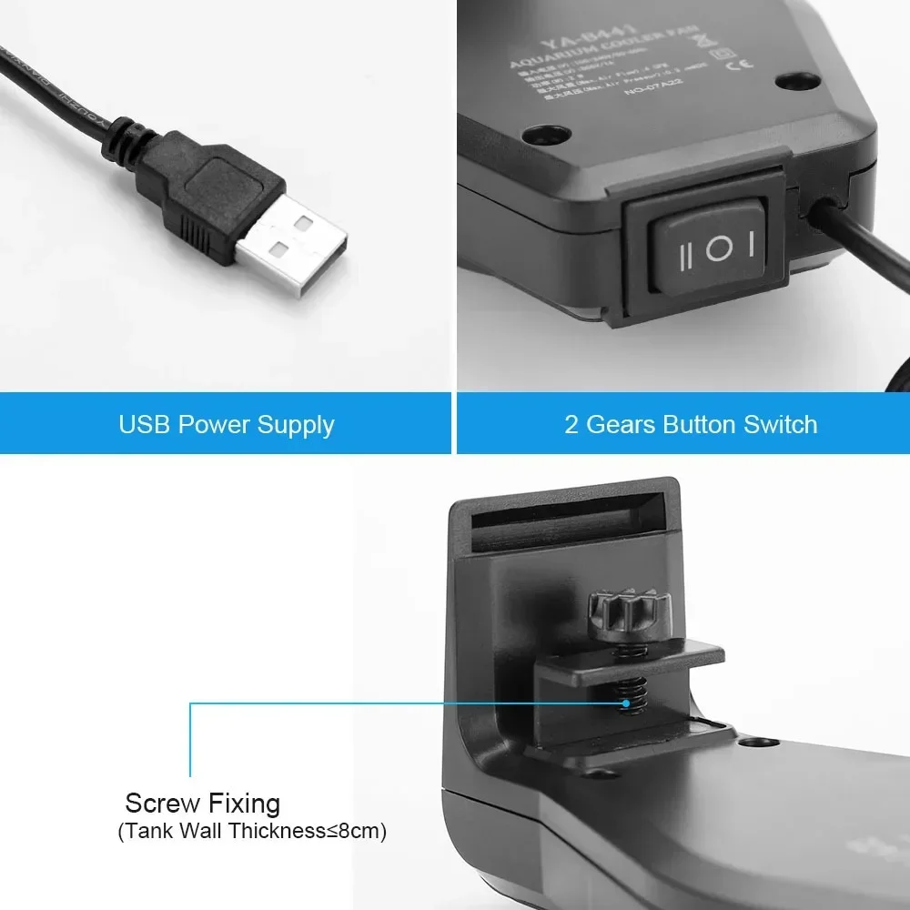 USB Aquarium พัดลมระบายความร้อ - Planted Aquarium With Fish บทวิจารณ์และราคา