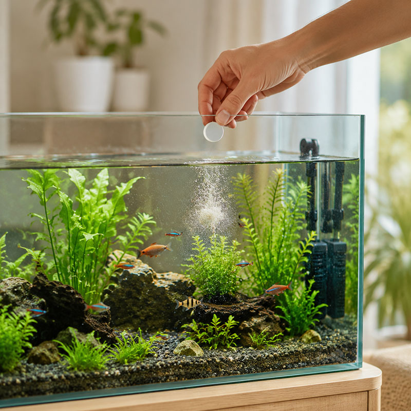 เม็ดกำจัดตะไคร่น้ำในตู้ปลา MIR - Planted Aquarium Equipment บทวิจารณ์และราคา