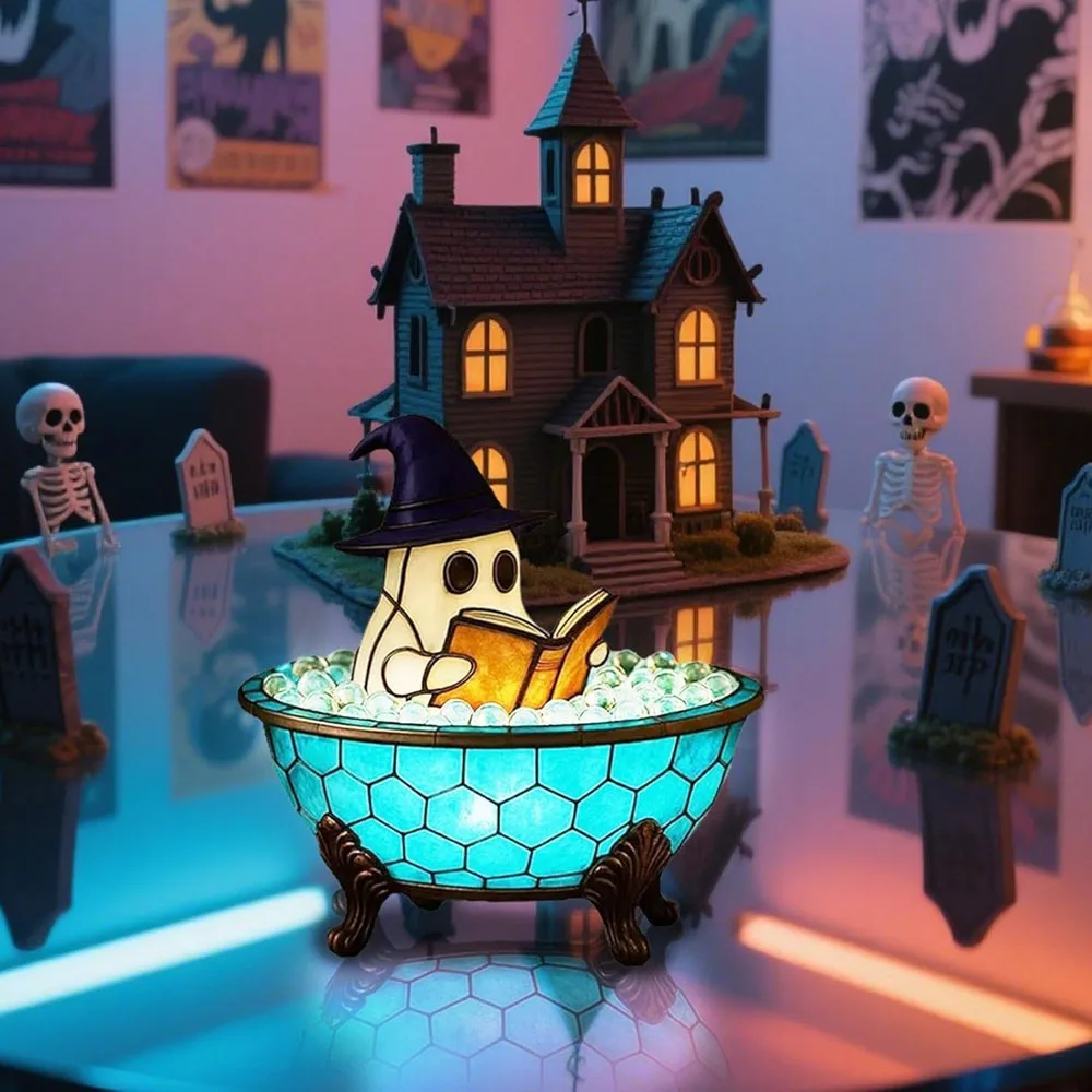 โคมไฟอาบน้ำฟองสบู่รูปผีฮาโลวีน - Aquarium Zombie บทวิจารณ์และราคา